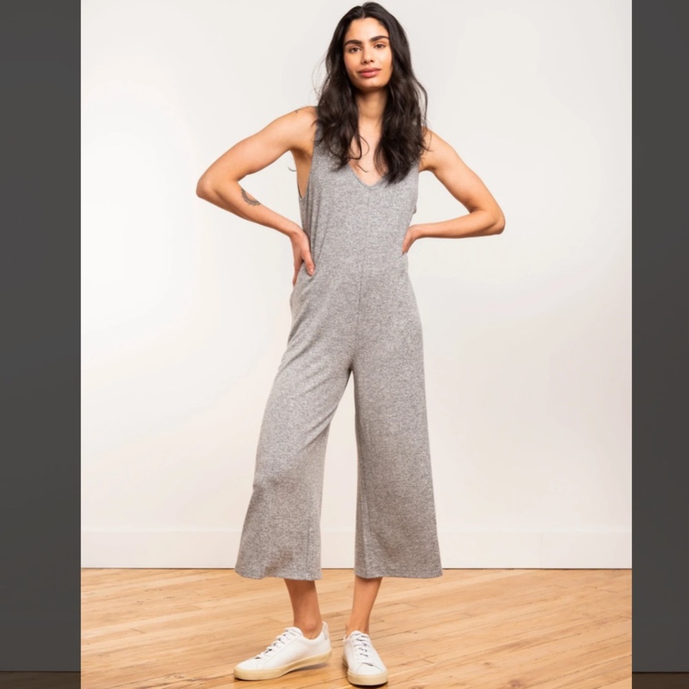 Gray LatteLove romper jumpsuit EUC size x large - Picture 1 of 9